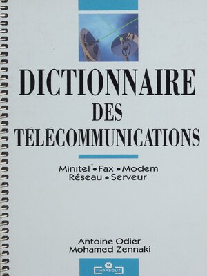 cover image of Dictionnaire des télécommunications